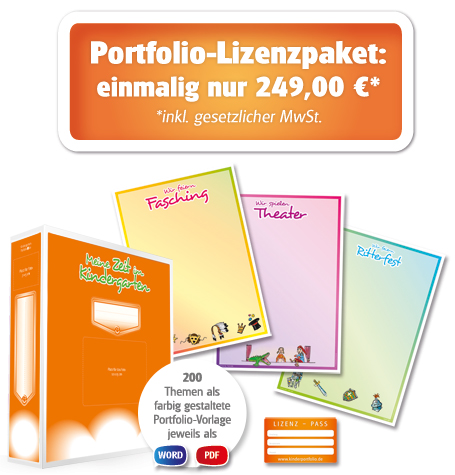 Portfolio-Lizenzpaket: 199,00€ * inkl. gesetzlicher MwSt.